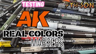 Testing AK Interactive Real Colour Markers [upl. by Bordie]