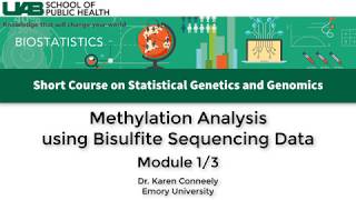 Bisulfite Methylation Sequencing Analysis  Module 1 [upl. by Abramson]