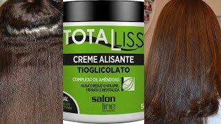 PASSO A PASSO ESCOVA DEFINITIVA SALON LINE TOTAL LISS [upl. by Mulac]