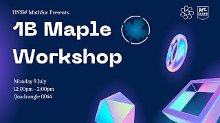 Mathsoc Maple1B Workshop 2024 [upl. by Laehcim]