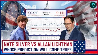 Nate Silver Vs Allan Lichtman In US Elections  Whose Prediction Will Come True Trump Or Kamala [upl. by Veedis891]