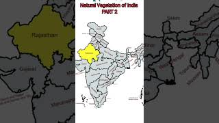 Natural Vegetation Of India Geography Part Twoytshorts shorts shortvideo [upl. by Amaleta]