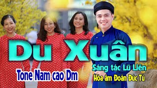 karaoke Du Xuân sáng tác Lữ Liên hòa âm Đoàn Đức Tú giọng Nam cao [upl. by Jamill8]