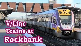 VLine Trains at Rockbank [upl. by Asyal477]