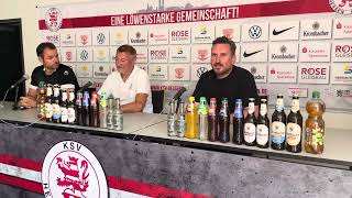 löwentv  KSV Hessen Kassel FC 08 Villingen  Pressekonferenz [upl. by Clough]