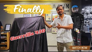 New Bike guerrilla 450 ki Delivery le li  🎂birthday Gift🎁 Newly launched RE Guerrilla 450 [upl. by Oicor]