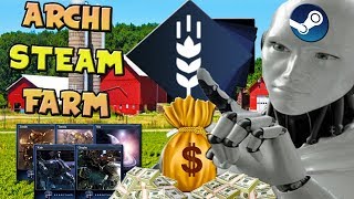 Archi Steam Farm Updated Guide  Steam Trading Card Farming [upl. by Ahseiat]