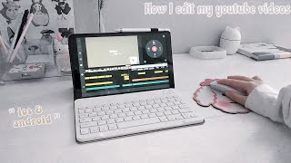 How I Edit My Aesthetic Videos On My Tablet  Edit On Your PhoneTablet  android amp ios I Lunadrella [upl. by Surtemed]