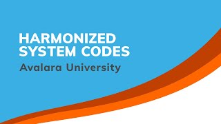 Harmonized System HS Codes [upl. by Arlena]