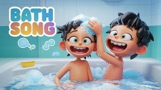 Bath Song for Toddlers  Clean amp Happy Nursery Rhymes [upl. by Mairym]