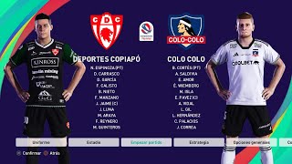 D Copiapó VS Colo Colo Fecha 30 Campeonato Itaú efootball PES 2021 [upl. by Airlia734]