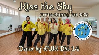 KISS the SKY  Choreo Haejung Choi KOR  Demo by d’Uld Dki 14  Line Dance  Uld Dki [upl. by Harday]