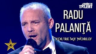 Radu Palaniță  Youre My World  LIVE on Romanias Got Talent 2021 [upl. by Genet641]