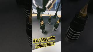 NOEVSBIG 4in1 magnetic Helping hands soldering clamp stand alligatorclip clips autopurlieu [upl. by Horbal]