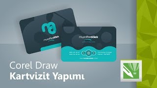 CorelDraw Kartvizit Yapımı 2 [upl. by Amitak754]