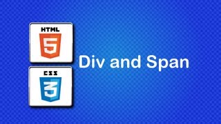 HTML5 and CSS3 Beginner Tutorial 19  Div and Span [upl. by Mya]