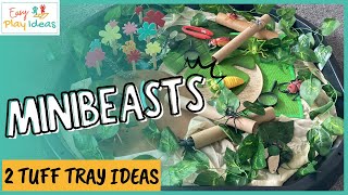 PLAY INSPIRATION  How to make a Minibeasts Small World  Minibeasts Tuff Tray [upl. by Oicneserc]