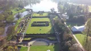 Stunning aerial views of Hever Castle amp Gardens in the spring [upl. by Myer837]