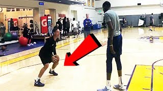 44year old Steve Nash Teaches His Post Moves To Kevin Durant [upl. by Nanfa]