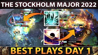 ESL ONE Stockholm Major 2022 Dota 2  Best Plays Day 1 Group Stage [upl. by Nybbor]