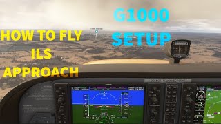 How to fly an ILS Approach in Cessna 172 G1000  MSFS 2024 [upl. by Yrneh]