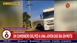 Camionero golpeó a jovenes que iban en moto ocurrió en ruta E53 a la altura de Salsipuedes Noticias [upl. by Yerffeg524]