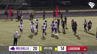 Upstate PrepCast Landrum Cardinals vs Walhalla Razorbacks 2024 [upl. by Eyanaj]