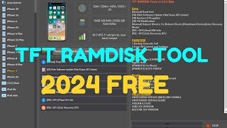 TFT Ramdisk Tool 1000  iCloud Bypass Tool FREE  2024 Ramdisk Tool FREE [upl. by Leehar]