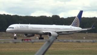 United Airlines N75858 757300 Takeoff Portland Airport PDX [upl. by Idolem69]