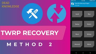 Twrp recovery install  How to Twrp recovery install  custom recovery and Twrp recovery any Android [upl. by Nwahsd]