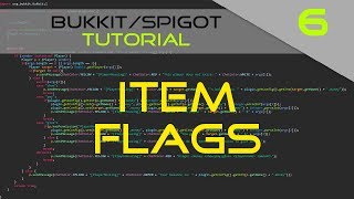 Minecraft BukkitSpigot Plugin Tutorial 6 ItemFlag [upl. by Nnaeerb]