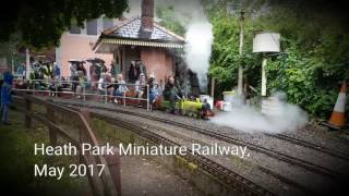 Heath Park Miniature Railway open day 290517 [upl. by Eiten]