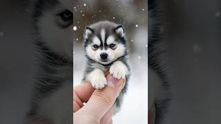 This Tiny alaskan malamute is Melting Heartssmallest dog alaskan malamute doglover puppy キュン死 [upl. by Vookles]