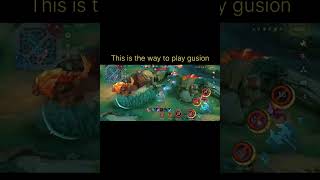 Gusion the mogger🗿mobilelegends mobilelegendsbangbang mlbbgusiongameplay [upl. by Haridan]