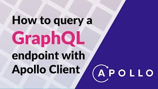 How to query a GraphQL endpoint with Apollo Client [upl. by Aicatan]