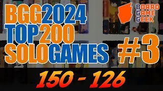 150126  BGG Top 200 Solo Games 2024 3 [upl. by Drye]