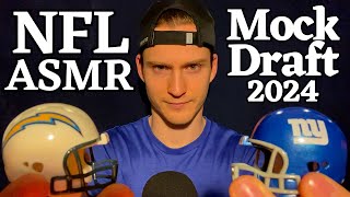 NFL ASMR  REALISTIC Mock Draft 2024 [upl. by Rowan]