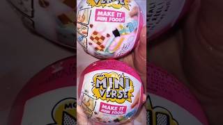 Make It Mini Food Miniverse Unboxing shorts minis miniature miniverse minibrands viral trend [upl. by Nadya]