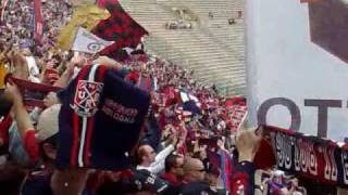 Bologna  Siena 11042009 Ultras Bolognesi Curva Andrea Costa [upl. by Yerrok]