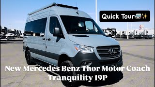 Mercedes Benz Motorhome Van 2025 Tranquility 19P Available at Best RV [upl. by Clorinda891]