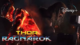 Thor Ragnarok  Thor Vs Surtur  Fight Scene  Disney 2017 [upl. by Jamil]