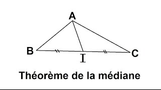 Théorème de la médiane  démonstration  produit scalaire [upl. by Venu]