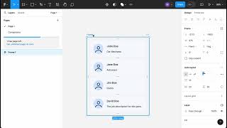 Scrolling Lists in Figma  How to show a scrollable list in prototype mode [upl. by Sewoll]