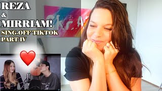 Reacting to Reza Darmawangsa and Mirriam Eka  SING OFF TIKTOK SONGS PART IV  Reaction Video [upl. by Olram]