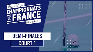 Championnats de France 2024 –Demifinales – Court 1 [upl. by Nedra425]