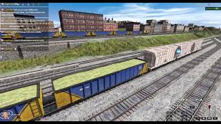 Trainz 22  Milton Valley Railroad  8 To and Fro Industrial Switching [upl. by Grevera]