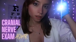 ASMR  Relaxing Cranial Nerve Exam soft spoken [upl. by Hew999]