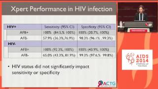 Performance of Xpert MTBRIF testing for Mtuberculosis TB detection in HIV and HIV [upl. by Aiken215]