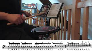 Solo 20  Charley Wilcoxon 150 Rudimental Solos score [upl. by Ami]