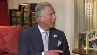 Prince Charles roasts nervous Australian interviewer [upl. by Tfat198]